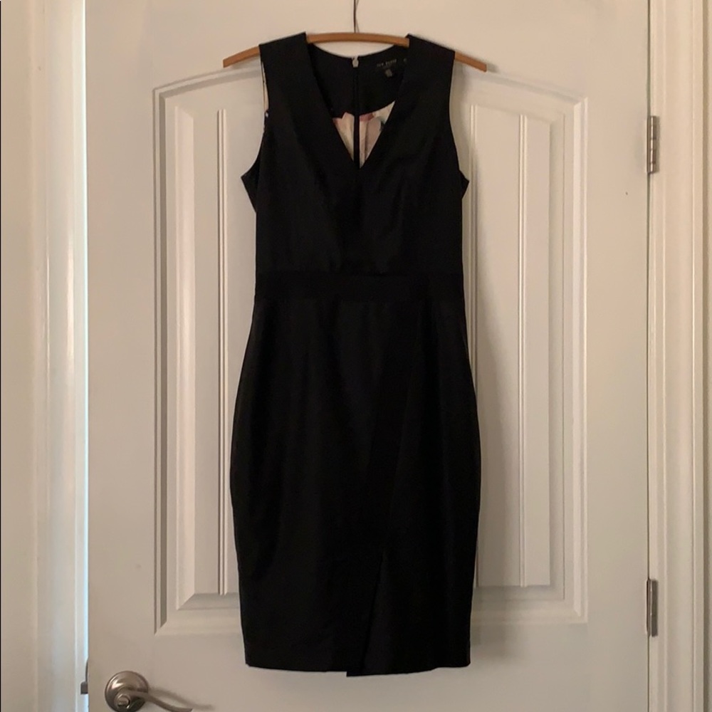 Ted Baker cocktail dress black, size 2. Perfect.